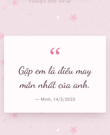 Chủ đề Hoa anh đào (Lãng mạn) trong sổ Diinn